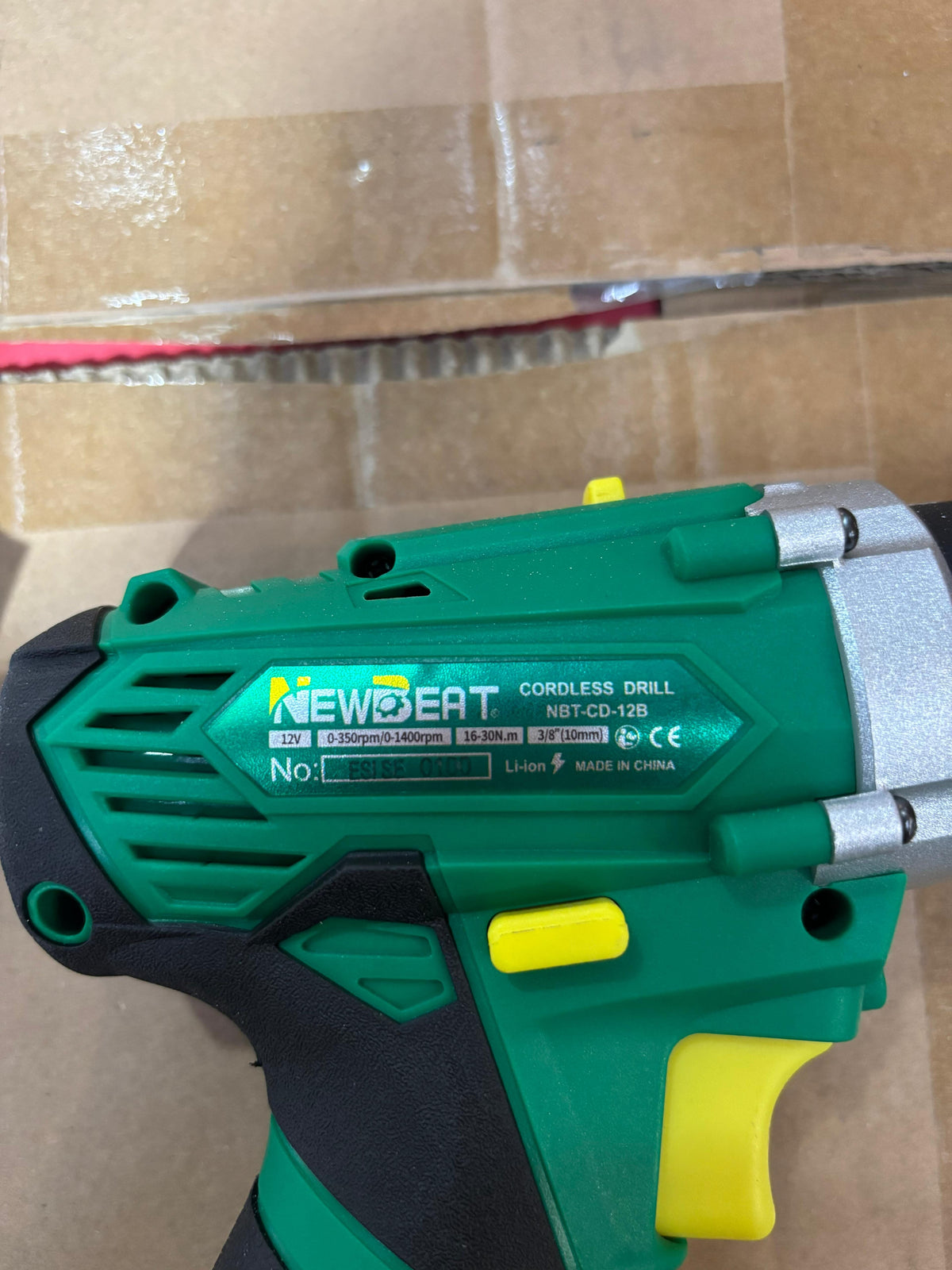 No-bu NEWBEAT 12V Cordless Hand Drill C/W 2 Battery & 1 Charger | Model : NB