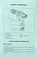 NEWBEAT 12V Cordless Impact Drill C/W 2 Battery & 1 Charger | Model : NBT-CID-12B Cordless Impact Drill NEWBEAT 