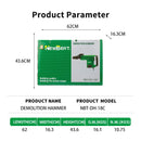 Newbeat 1500W Demoliton Hammer/Breaker (11E) | Model : NBT-DH-18C Demolition Hammer NEWBEAT 