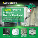 NEWBEAT 1600W Electric Mixer 160MM | Model : NBT-EM-160F Mixer NEWBEAT 