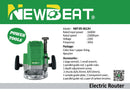 NEWBEAT 1600W Electric Router | Model : NBT-ER-3612H Router NEWBEAT 
