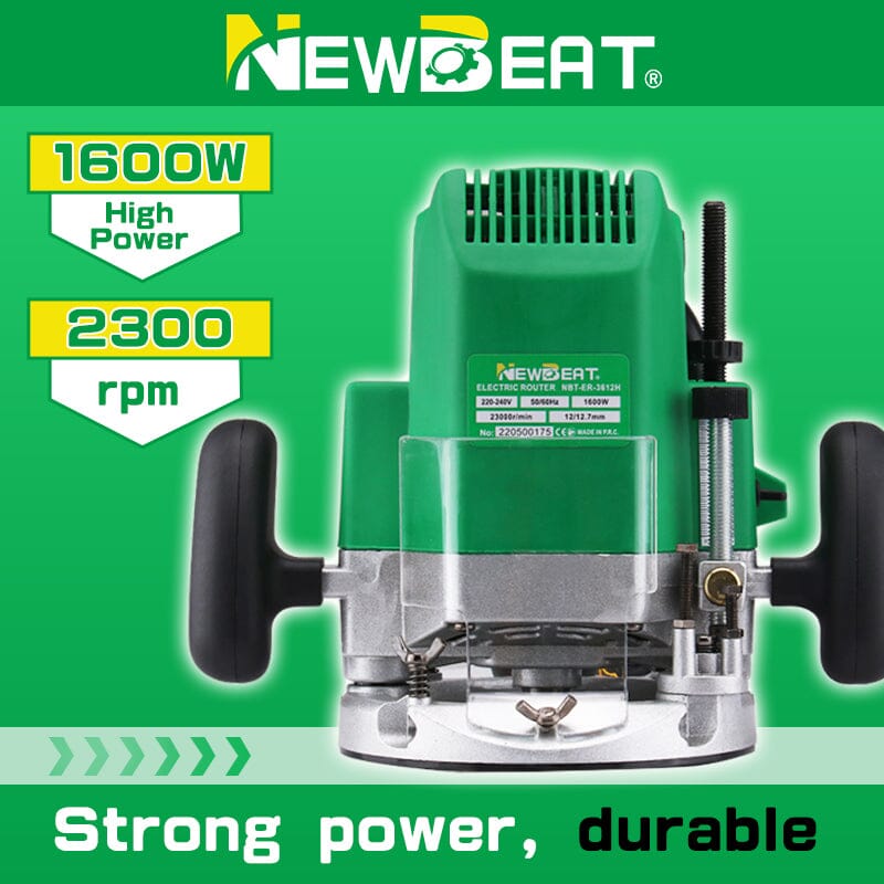 1600w Router NEWBEAT 1600W Electric Router | Model : NBT-ER-3612H