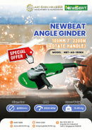 Newbeat 180mm 7"Angle Grinder 2200W (Rotate Handle) | Model: NBT-AG-180BX Angle Grinder Newbeat 