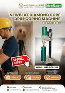 NEWBEAT 200MM 3800W Diamond Core Drill Coring Machine | Model : NBT-DCD-200A Coring Machine NEWBEAT 
