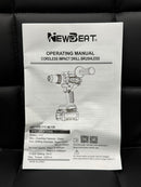 Newbeat 21V Cordless Impact Drill (BL) 1/2" 120N.m C/W 2 Battery and 1 Charger | Model: NBT-CID-21C-BL120 Cordless Impact Drill NEWBEAT 