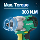 NEWBEAT 21V Cordless Impact Wrench (Brushless) 300N.m C/W 2 Battery & 1 Charger | Model : NBT-CIW-21B Cordless Impact Wrench NEWBEAT 