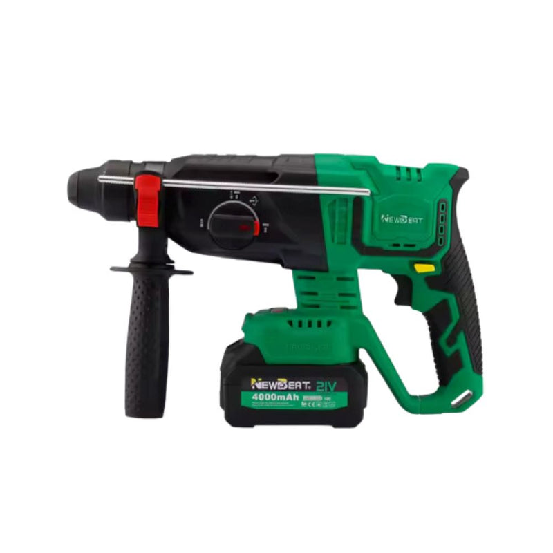 NEWBEAT 21V Cordless Rotary Hammer (BL) C/W 2 Battery & 1 Charger | Model : NBT-CRH-26C Cordless Rotary Hammer NEWBEAT 