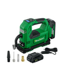Newbeat 21V Cordless Tyre Air Compressor Pump - 1x2.0ah batt | Model: NBT-CAC-21A Tyre Air Compressor Pump NEWBEAT 