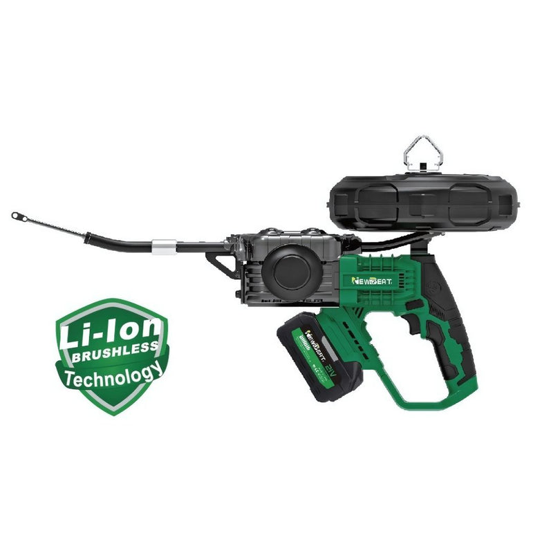 Newbeat 21V Cordless Wire Puller (Brushless) 1050W C/W 2 Battery And 1 Charger | Model: NBT-BWP-21A Cordless Wire Puller Newbeat 