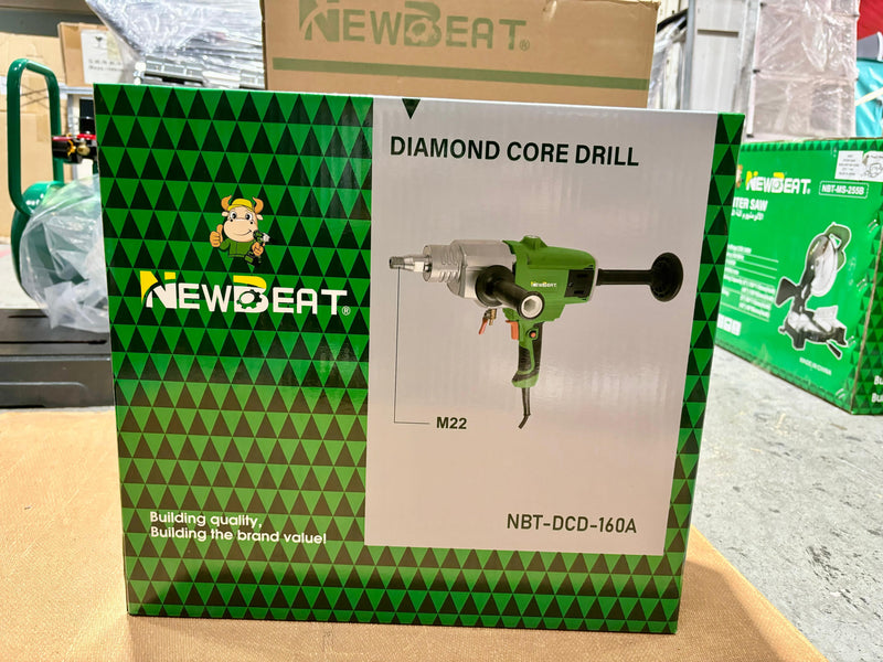 Newbeat 2200W Handheld Diamond Coring Drill 160mm | Model : NBT-DCD-160A Diamond Core Drill NEWBEAT 