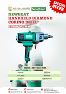 Newbeat 2200W Handheld Diamond Coring Drill 160mm | Model : NBT-DCD-160A Diamond Core Drill NEWBEAT 