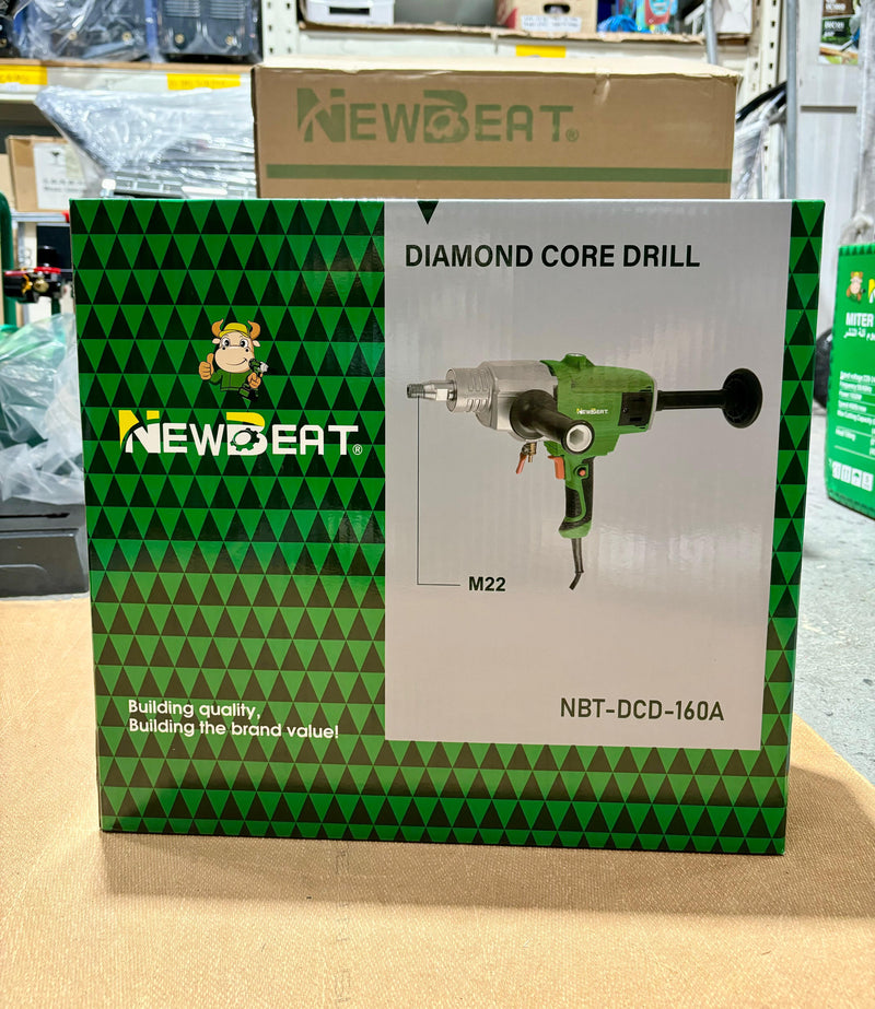 Newbeat 2200W Handheld Diamond Coring Drill 160mm | Model : NBT-DCD-160A Diamond Core Drill NEWBEAT 