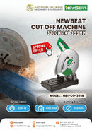 NEWBEAT 3200W 14" Cut Off Machine 355MM | Model : NBT-CO-355B Cut Off Machine NEWBEAT 