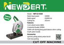 NEWBEAT 3200W 14" Cut Off Machine 355MM | Model : NBT-CO-355B Cut Off Machine NEWBEAT 