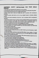 Newbeat 4" Angle Grinder 800W (Rear Switch) Ultra Slim Body | Model: NBT-AG-100N Angle Grinder Newbeat 