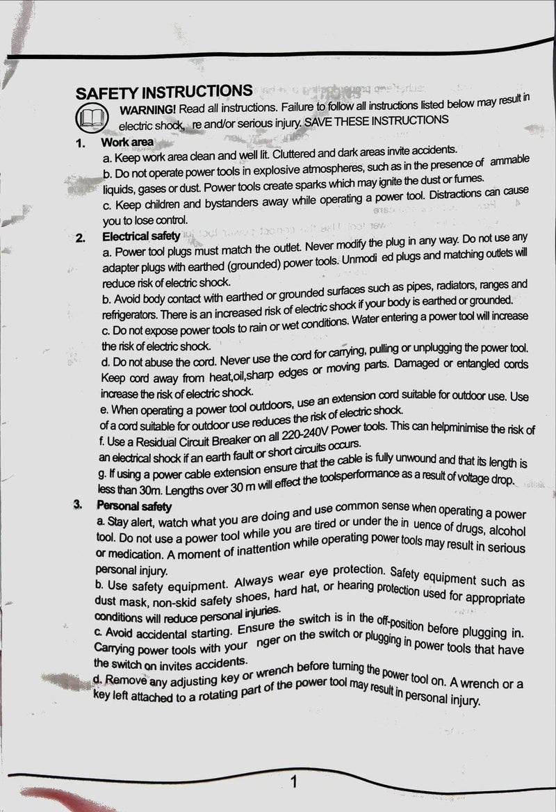 Newbeat 4" Angle Grinder 900W (Rear Switch) | Model: NBT-AG-100P Angle Grinder Newbeat 