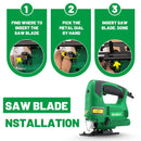 NEWBEAT 550W Wood Jigsaw 80MM | Model : NBT-JG-80A Jig Saw NEWBEAT 