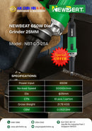 NEWBEAT 650W Die Grinder 25MM | Model : NBT-DG-25A Diamond Core Drill NEWBEAT 