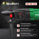 NEWBEAT 800W Rotary Hammer 26MM | Model : NBT-RH-26A Rotary Hammer NEWBEAT 