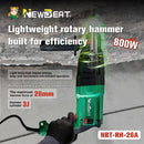 NEWBEAT 800W Rotary Hammer 26MM | Model : NBT-RH-26A Rotary Hammer NEWBEAT 