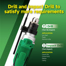 Newbeat 810W Impact Drill 13mm | Model: NBT-EID-13D Impact Drill NEWBEAT 