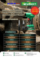 Newbeat Cordless Blower Brushless 21V 85000 RPM C/W 2 Battery And 1 Charger | Model: NBT-CB-21C-BL Cordless Blower Newbeat 