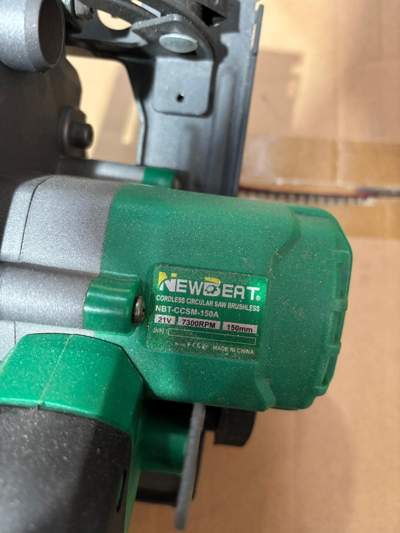Newbeat Cordless Circular Saw (BL) 21V C/W 2 Battery & 1 Charger | Model: NBT-CCSM-150A Cordless Circular Saw Newbeat 