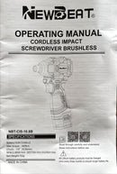 Newbeat Cordless Combo Kit 16.8V (NBT-CIS-16.8B + NBT-CD-16.8D-BL) | Model : NBT-CIS-16.8B-CB Cordless Combo Kit Newbeat 