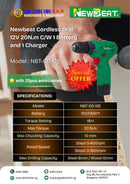 Newbeat Cordless Drill 12V 20N.m C/W 1 Battery and 1 Charger | Model: NBT-CD-12E Cordless Drill Newbeat 