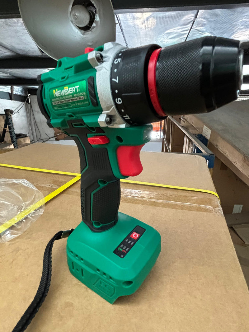 NEWBEAT CORDLESS DRILL (BL) 21V C/W 2 BATTERY AND 1 CHARGER | Model : NBT-CD-21C-BL NEWBEAT 