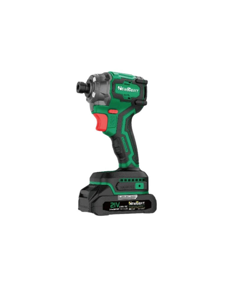 Newbeat Cordless Impact Screwdriver 21V C/W 2 Battery and 1 Charger | Model: NBT-CIS-21A-BL Cordless Impact Screwdriver Newbeat 
