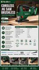 Newbeat Cordless Jigsaw | Model: NBT-CJS-100A Cordless Jigsaw Newbeat 