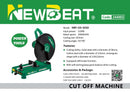 Newbeat Cut Off Machine 355mm 2100W | Model: NBT-CO-355D Cut Off Machine Newbeat 