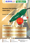 Newbeat Die Grinder 135W 220V | Model: NBT-DG-135AT Die Grinder Newbeat 