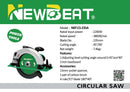 NEWBEAT Electric Circular Saw 305mm 2800W | Model: NBT-CS Electric Circular Saw NEWBEAT 