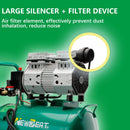 NEWBEAT Oilless Air Compressor 2.5HP 30L | Model: NBT-AC-30L Air Compressor NEWBEAT 