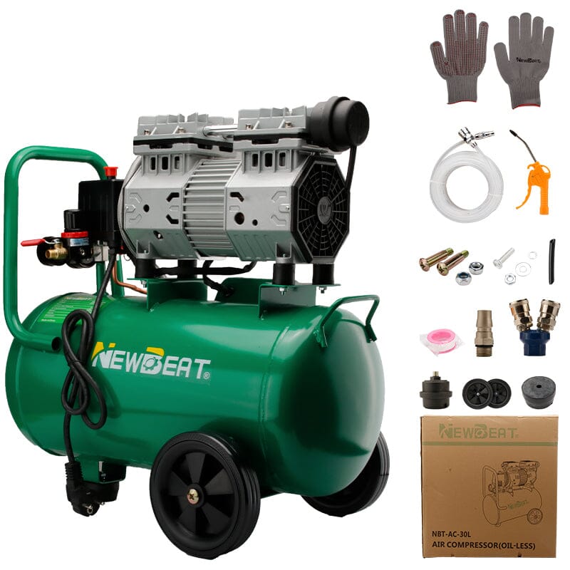 NEWBEAT Oilless Air Compressor 2.5HP 30L | Model: NBT-AC-30L Air Compressor NEWBEAT 