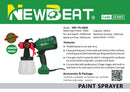 Newbeat Paint Sprayer 600W 1000ml | Model: NBT-PS-600A Paint Sprayer Newbeat 