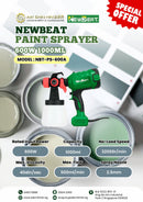 Newbeat Paint Sprayer 600W 1000ml | Model: NBT-PS-600A Paint Sprayer Newbeat 