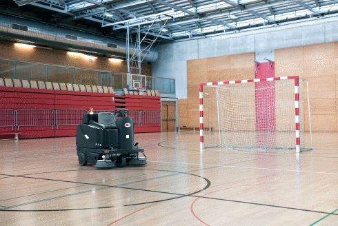 Nilfisk ROS1300 Mid Size Ride-on Battery Operated Sweeper | Model: ROS1300 Ride On Sweeper Nilfisk 