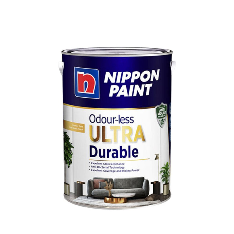 Nippon Odour-Less Ultra Durable Base - 1L/5L (New Easywash) | Model : NIP-OUDB1 Paint Base Nippon Paint 