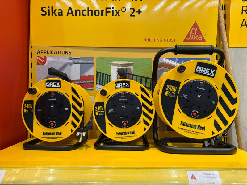 Orex Defender Cable Reel 20m 4 Outlet (For 3 Pin Home Plug) | Model: ECR-O20 Cable Reel Orex 