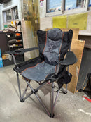 Portable Folding Camping Chair - Comfortable Seat for Outdoor & Worksite Use with Cup Holder | Model: CHAIR-C Chair Aik Chin Hin 