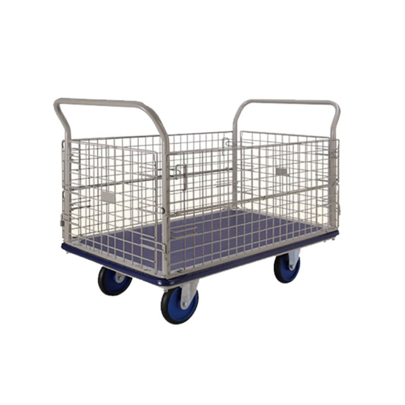 Prestar NF-307 Dual Handle Side Net Trolley Hand Truck 300KG | Model : TRL-PS-NF307 Side Net Trolley Prestar 