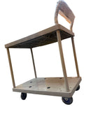 Prestar Single Handle 2 Tier Plastic Trolley 150kg (PB114) | Model : TRL-PS-P150-2TIER Trolley Prestar 