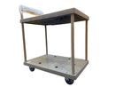Prestar Single Handle 2 Tier Plastic Trolley 150kg (PB114) | Model : TRL-PS-P150-2TIER Trolley Prestar 