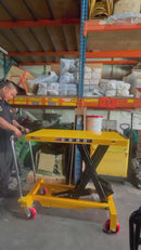 Aiko Hydraulic Scissor Table Lift Truck 1000kg 1000mm Height | Model: PT-PT1000A