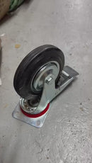 Black Rubber Castor 3", 4", 5 , 6", 8"Model : C-11 | Type : Swivel , Brake or Rigid