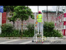 XG Mini Foldable Aluminium Scaffolding with Adjustable Platform height 1.2M-1.8M | Model : L-XG177A5+1