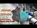 Mepcato 1" HPP-100 Portable Self Priming Low Level Residue Dewatering Drainage Water Pump (till 1mm) 135W 220V | Model : WP-HPP-100